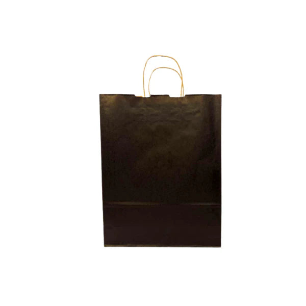 Black Colored Paper Bags with Twisted Handles