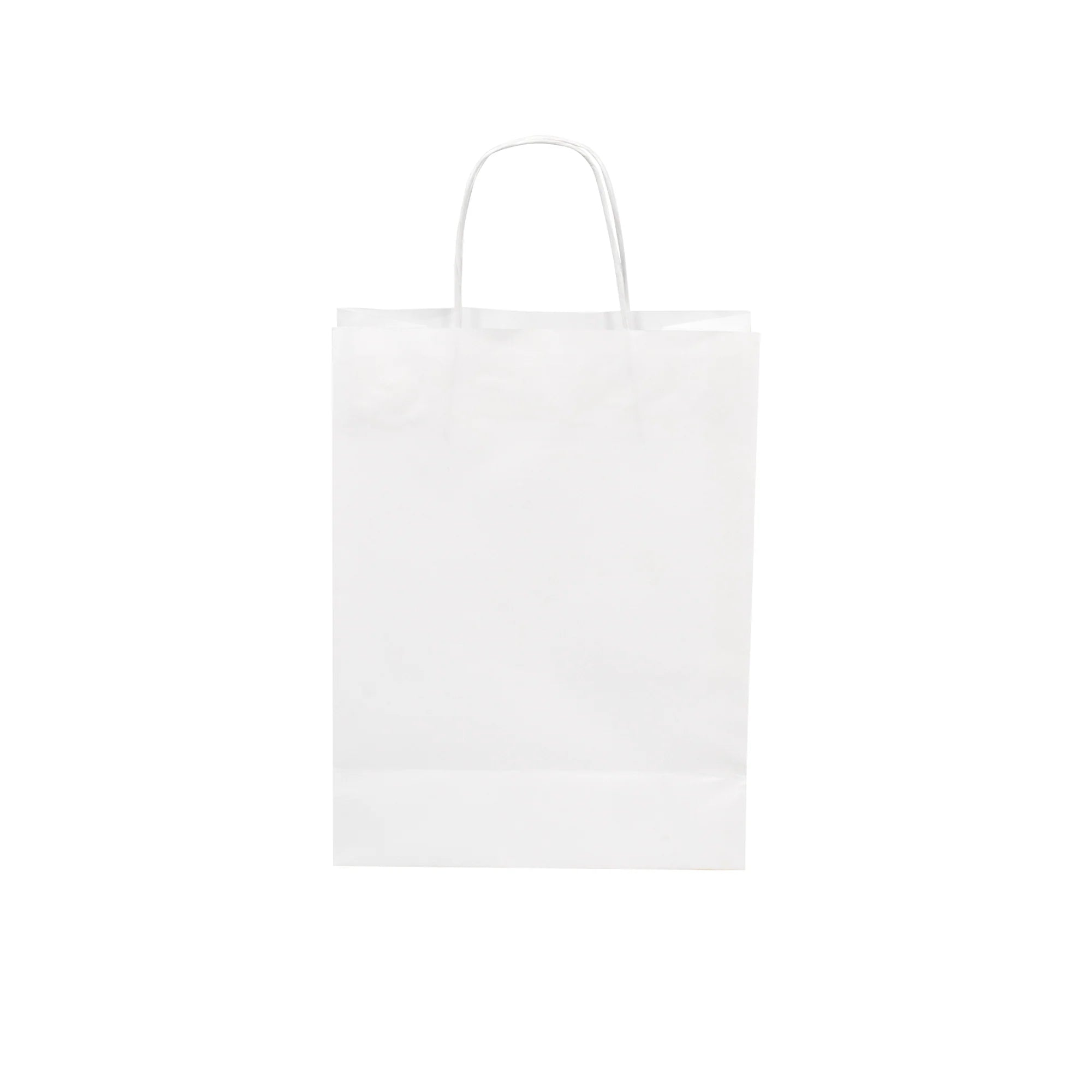 White Paper Bags with Twisted Handles - BORA