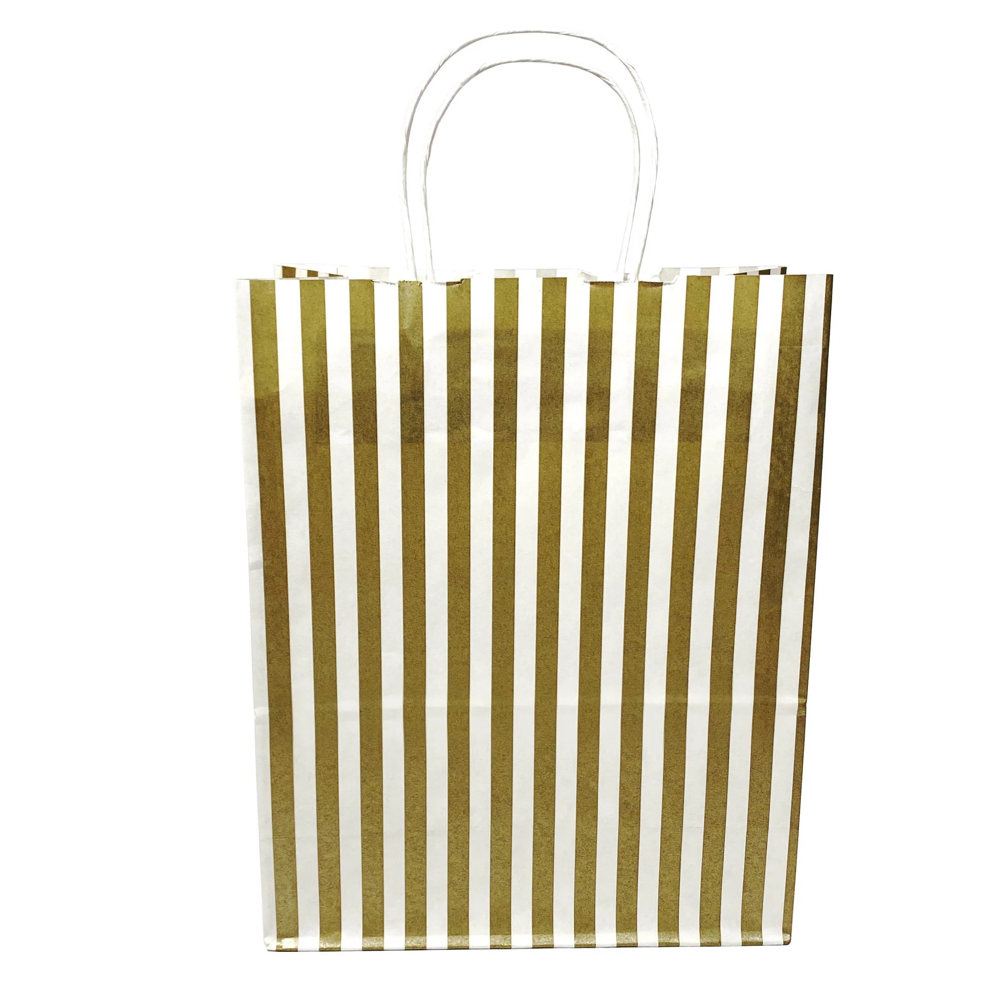 Gold Colored Paper Bags with Twisted Handles