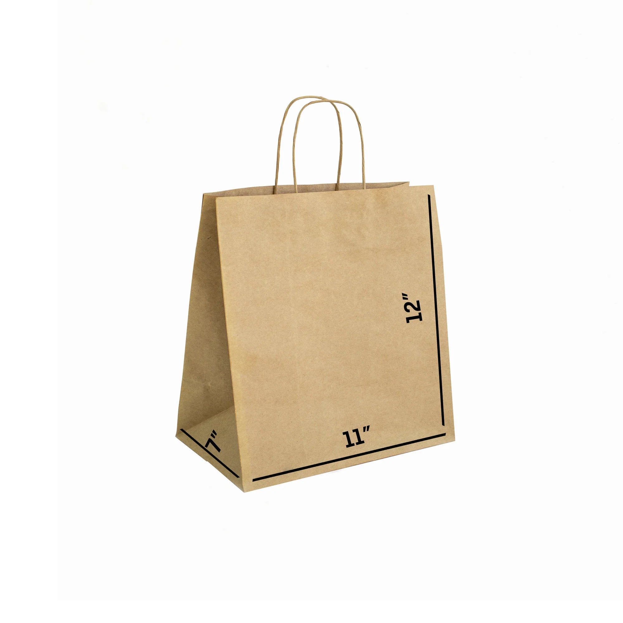 Brown Paper Bags with Twisted Handles - TARA